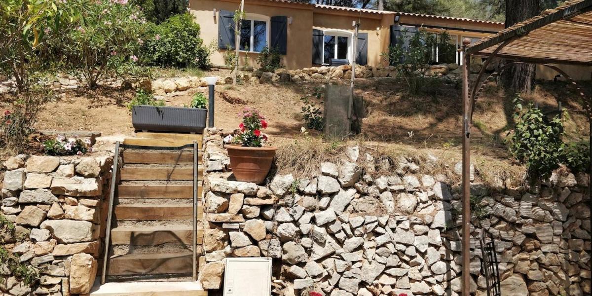 Villa Cigalons En Pleine Pinede Avec Piscine Chauffee De Mai A Septembre Auriol Exterior photo
